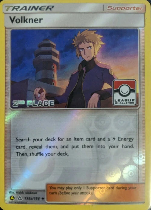 Ultra Prism Volkner #135 Second Place League Promo
